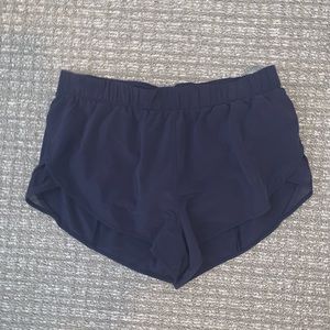 Navy lulu lemon shorts || size 8